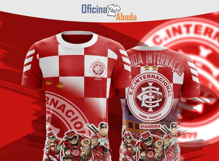 Camiseta Do Internacional Feminina Personalizada